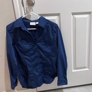 Chico’s long sleeve beautiful Royal blue top